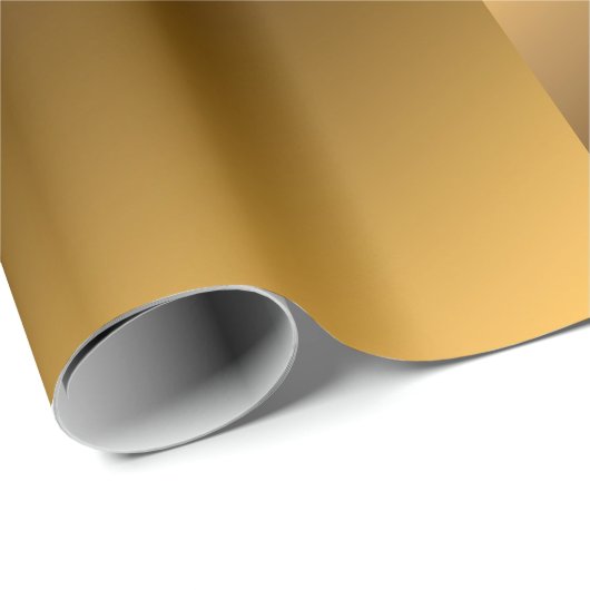 Gold Geschenkpapier (Rolleneckpunkt)