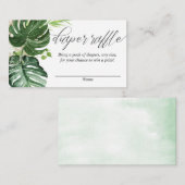 Gold-Gewinnerkarten für tropische Vegetation Begleitkarte (Vorne/Hinten)