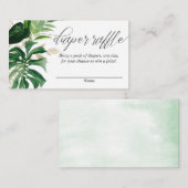 Gold-Gewinnerkarten für tropische Vegetation Begleitkarte (Vorne/Hinten)