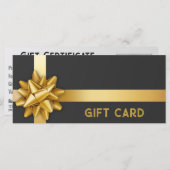 Gold Gift Bow Satin Ribbon Trendschwarze Geschenkk (Vorne/Hinten)