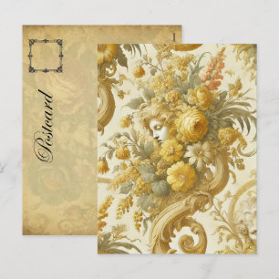 Gold-Gilde - Gotisch Viktorianisch Feiertagspostkarte