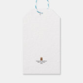 Gold Ginger Jar Jars Grußkarten Geschenktasten Geschenkanhänger (Rückseite)