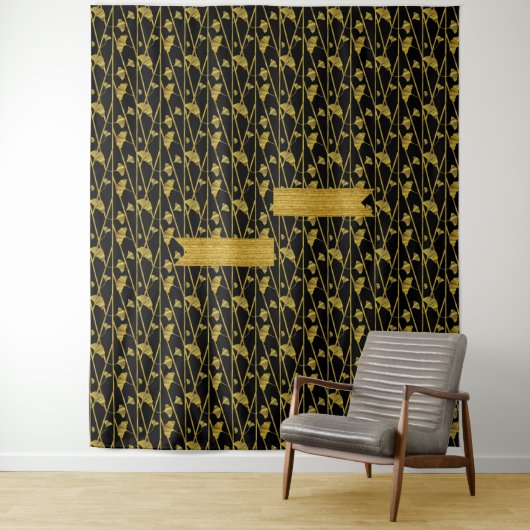 "gold" ginkgo - wandteppich (Beispiel)