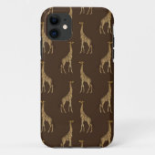 Gold Giraffe African Safari Chic Stilvoll Case-Mate iPhone Hülle (Rückseite)