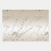 Gold Glam Animal Print Geschenkpapier Set (Vorderseite 3)