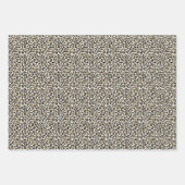 Gold Glam Black Leopard Print Geschenkpapier Set (Vorderseite 3)