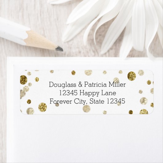 Gold Glam Bokeh Confetti Dots (Insitu)