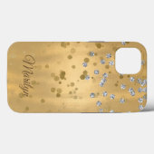 Gold Glam Case-Mate iPhone Hülle (Rückseite (Horizontal))