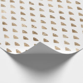 Gold Glam Diamonds Geschenkpapier (Ecke)