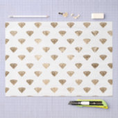 Gold Glam Diamonds Seidenpapier (Handwerk)