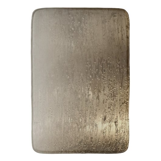 Gold Glam Gilded Brush Moderne Eleganz Badematte (Vorderseite Vertikal)