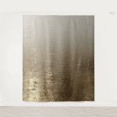 Gold Glam Gilded Brush Moderne Eleganz Wandteppich (Vorderseite)