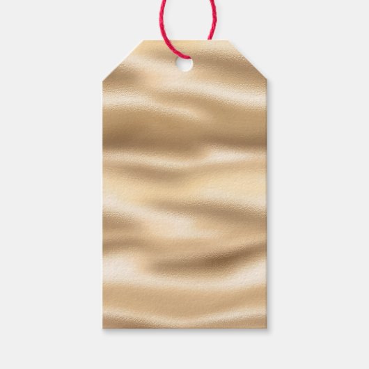 Gold Glam Glitzer Geschenkanhänger (Vorderseite)