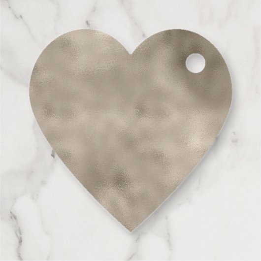 Gold Glam Glitzer Geschenkanhänger (Rückseite)