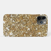 Gold Glam Glitzer Glitzern Phone Case (Rückseite (Horizontal))