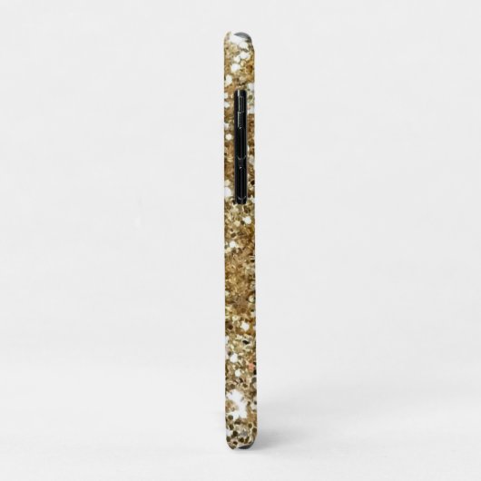 Gold Glam Glitzer Glitzern Phone Case (Hinten/Links)
