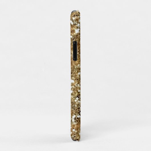 Gold Glam Glitzer Glitzern Phone Case (Hinten/Rechts)