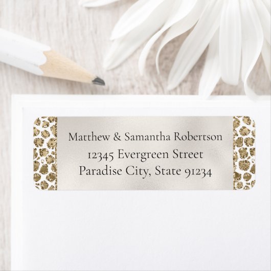 Gold Glam Glitzer Leopard Print (Insitu)