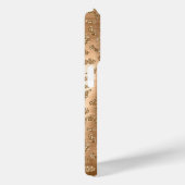 Gold Glam Glitzer Leopard Print Case-Mate iPhone Hülle (Rückseite / Rechts)