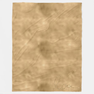 Gold Glam Glitzer Liebe Fleecedecke