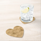 Gold Glam Glitzer Liebe Untersetzer (Vor Ort)