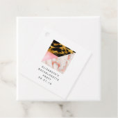 Gold Glam Glitzer Marble Geschenkanhänger (Beispiel)