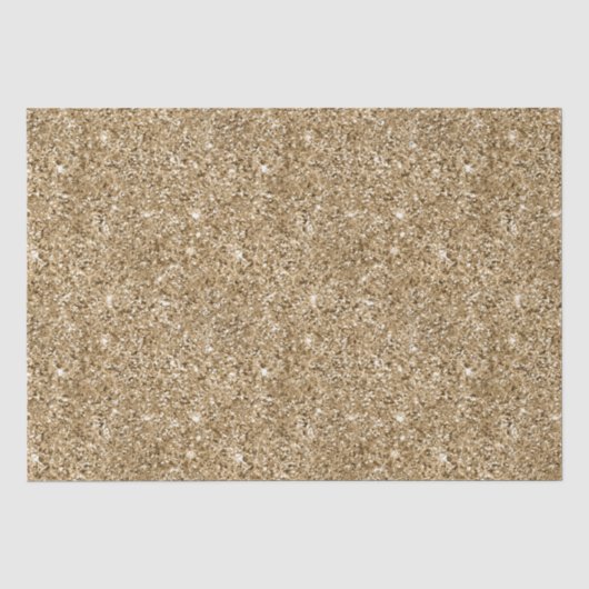 Gold Glam Glitzer Seidenpapier (Vorderseite)