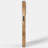 Gold Glam Glitzer Snake Skin Case-Mate iPhone Hülle (Rückseite / Rechts)