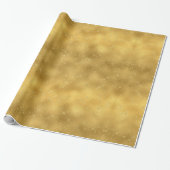 Gold Glam Glitzern Geschenkpapier (Ungerollt)
