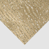 Gold Glam Glitzy Glitzer Zebra Print    Seidenpapier (Detail)