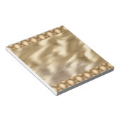 Gold Glam Glitzy Jewel Notizblock (angewinkelt)