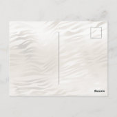 Gold Glam Glitzy Silver Sparkle Eyes Stripes   Postkarte (Rückseite)