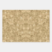 Gold Glam Hintergrund Geschenkpapier Set (Vorderseite)