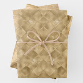 Gold Glam Hintergrund Geschenkpapier Set (Beispiel)