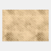 Gold Glam Hintergrund Geschenkpapier Set (Vorderseite 3)
