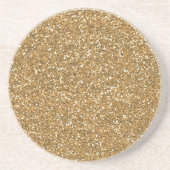 Gold Glam Imitate Glitzer Untersetzer (Vorne)