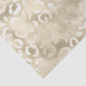 Gold Glam Leopard Print Seidenpapier (Detail)