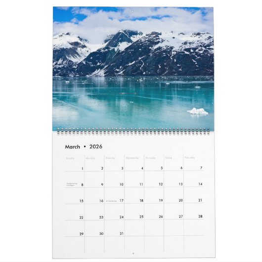 Gold Glam Marble Modernes Script Name Foto Kalender (Mär 2026)