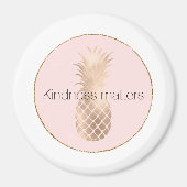Gold Glam Pineaple Magnet (Vorne)