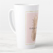 Gold Glam Pineaple Milchtasse (Linke Ecke)