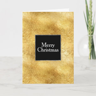 Gold Glam Schwarz-weiß Weihnachten