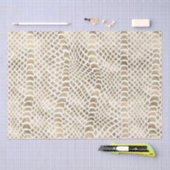 Gold Glam Snake Skin Seidenpapier (Handwerk)