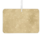 Gold Glam Sparkle Monogram Autolufterfrischer (Rückseite)