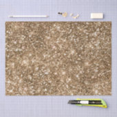 Gold Glam Sparkling Glitzer Seidenpapier (Handwerk)