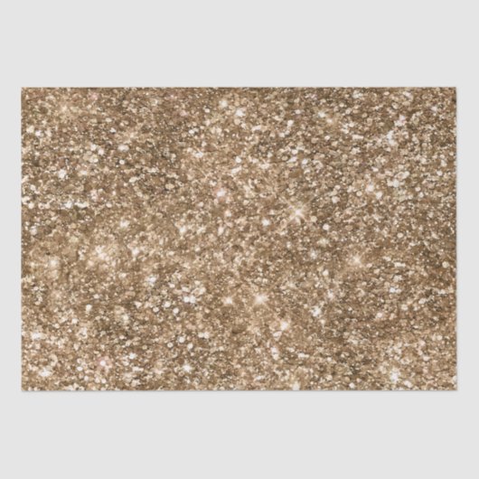 Gold Glam Sparkling Glitzer Seidenpapier (Vorderseite)