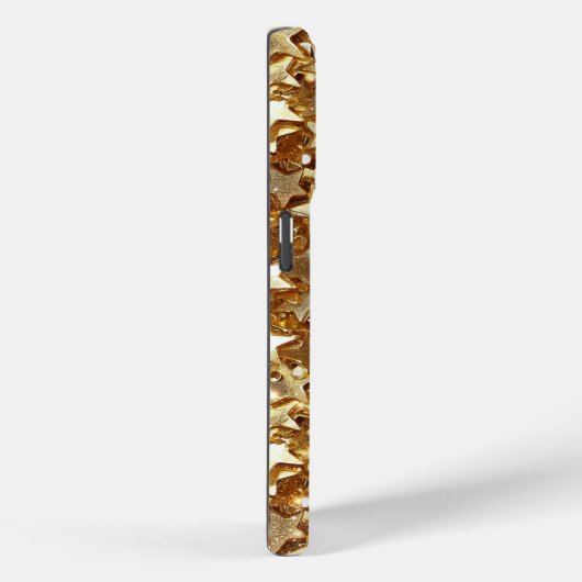 Gold Glam Stars Confetti Case-Mate iPhone Hülle (Rückseite / Rechts)