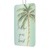 Gold Glam Tropical Palm Tree Autolufterfrischer (Links)
