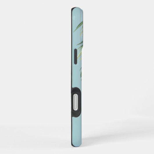 Gold Glam Tropical Palm Tree iPhone Hülle (Rechte Seite)