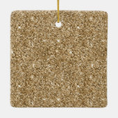 Gold Glam Unicorn Keramikornament (Rückseite)