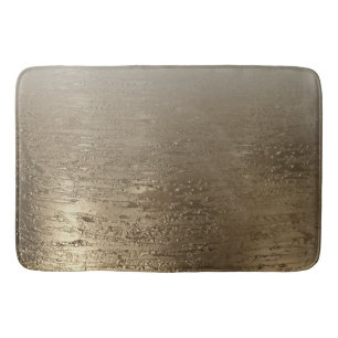 Gold Glam Vergoldete Pinsel Moderne Eleganz Badematte